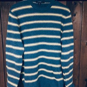 J Crew Lamb’s Wool Striped Sweater